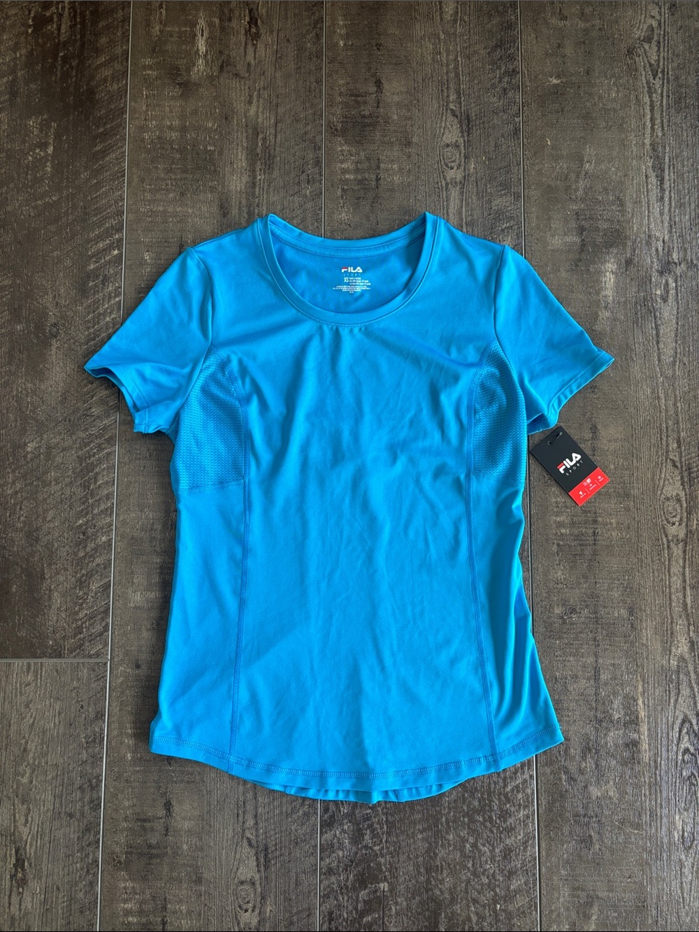 FILA Women’s Bright Blue Performance Short Sleeve Tee